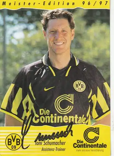 [Ansichtskarte] FUSSBALL - BORUSSIA DORTMUND - TONI SCHUMACHER. 