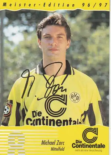 [Ansichtskarte] FUSSBALL - BORUSSIA DORTMUND - MICHAEL ZORC. 