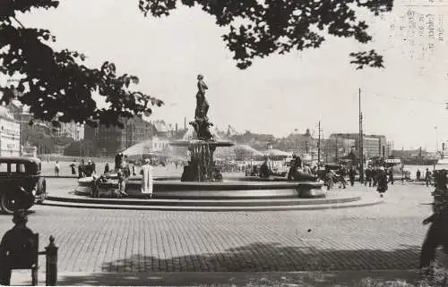 [Ansichtskarte] SF 10000 HELSINKI, Vallgrenin Suihkulähde, 1937. 