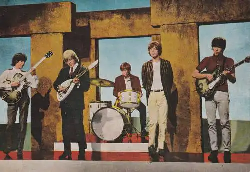 [Ansichtskarte] MUSIK POP - THE ROLLING STONES, 60er Jahre mit Brian Jones. 