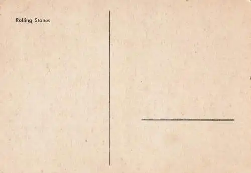 [Ansichtskarte] MUSIK POP - THE ROLLING STONES, 60er Jahre mit Brian Jones. 
