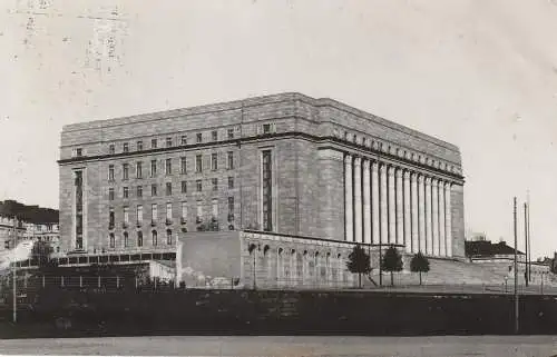 [Ansichtskarte] SF 10000 HELSINKI, Eduskuntatalo, 1938. 