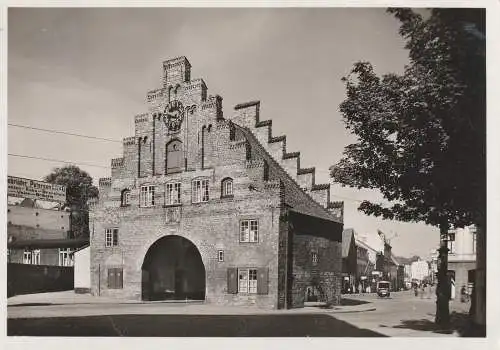 [Ansichtskarte] 2390 FLENSBURG, Nordertor, 1938, Bahnpost Hamburg - Flensburg. 