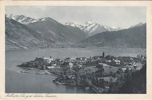 [Ansichtskarte] A 5700 ZELL am See, Gesamtansicht 1922. 