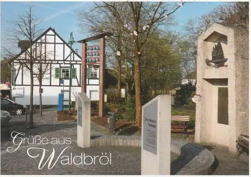 [Ansichtskarte] 5220 WALDBRÖL, Grüße aus..., Glockenspiel. 