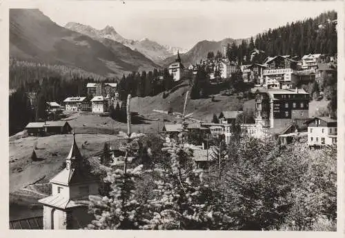 [Ansichtskarte] CH 7050 AROSA GR, Blick auf den Ort, 1951. 