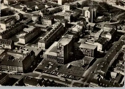 [Ansichtskarte] 5160 DÜREN, Rathaus und Umgebung, Luftaufnahme. 