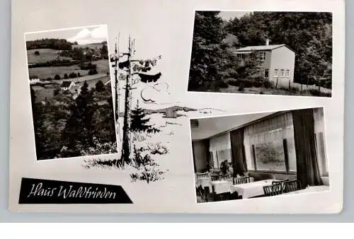 [Ansichtskarte] 5220 WALDBRÖL - VIERBUCHERMÜHLE, Hotel Pension Kapp, 1963. 