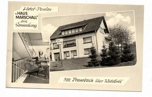 [Ansichtskarte] 5223 NÜMBRECHT - PROMBACH, Haus marschall am Sonnenhang, Klappkarte. 