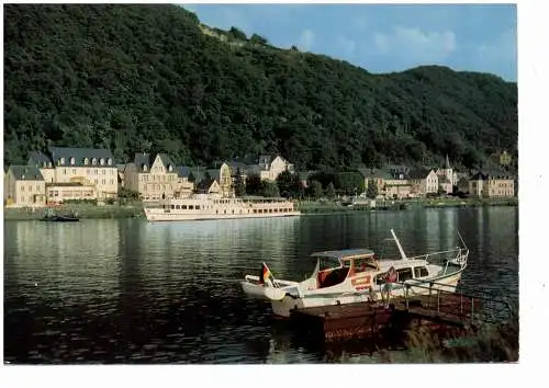 [Ansichtskarte] 5401 BRODENBACH, Blick über die Mosel, Moseldampfer. 