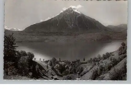 [Ansichtskarte] CH 3658 SIGRISWIL - MERLINGEN BE, Thunersee, Blick auf den Niesen. 