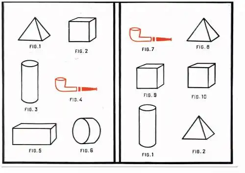 [Ansichtskarte] KÜNSTLER / ARTIST - MARCEL BROODHAES - "PIPE ET FORMES ACADEMIQUES". 