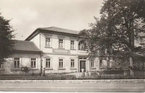 [Ansichtskarte] 0-6200 BAD SALZUNGEN, Badehaus, DDR - Propaganda "Die Einheit des sozialistischen Lagers ist unerschütterlich". 