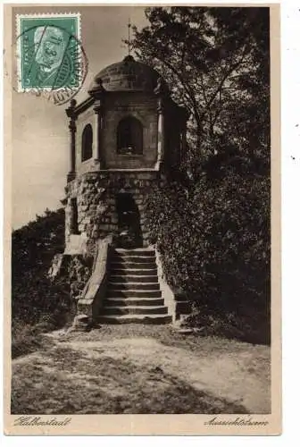 [Ansichtskarte] 0-3600 HALBERSTADT, Aussichtsturm, 1931. 