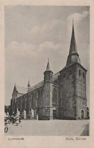 [Ansichtskarte] 5140 ERKELENZ - LÖVENICH, Katholische Kirche, 1918. 