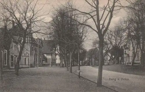 [Ansichtskarte] 2448 BURG auf Fehmarn, Strassenansicht. 