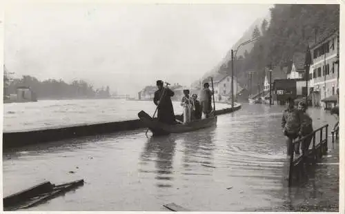 [Ansichtskarte] A 4802 EBENSEE, Hochwasser 1959, Photo-AK. 