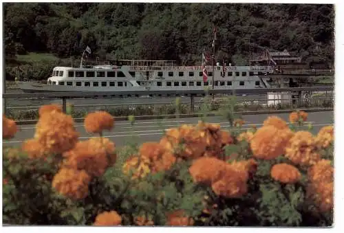 [Ansichtskarte] BINNENSCHIFFE - RHEIN, Kreuzfahrtschiff MS "VIRGINIA", Doppel-Klappkarte. 