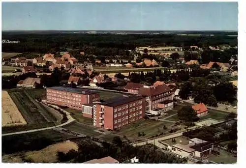 [Ansichtskarte] 4475 SÖGEL, Kreiskrankenhaus, Luftaufnahme. 