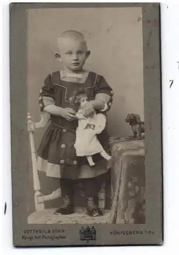 KÖNIGSBERG KIND MIT PUPPE, CDV