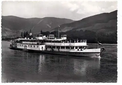 [Ansichtskarte] BINNENSCHIFFE - DONAU, "STADT WIEN", Erste Donau Dampfschiffahrts Gesellschaft. 