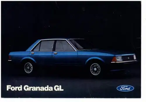 [Ansichtskarte] AUTO - FORD GRANADA GL, FORD Werbekarte. 