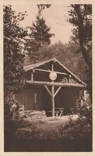 [Ansichtskarte] CH 8454 BUCHBERG SH, Naturfreundehütte am Buchberg, 1921. 