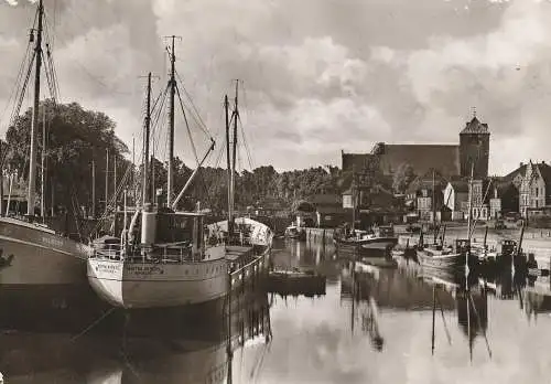 [Ansichtskarte] 2190 STADE, Hafen, 1962. 