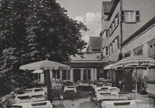 [Ansichtskarte] 5406 WINNINGEN, Hotel Schwan, 1959. 