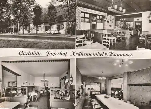 [Ansichtskarte] 3012 LANGENHAGEN - KRÄHENWINKEL, Gaststätte Jägerhof, 1964. 