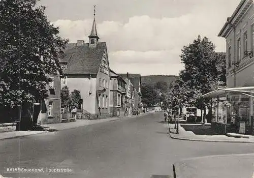 [Ansichtskarte] 5983 BALVE, Hauptstrasse, 1961. 