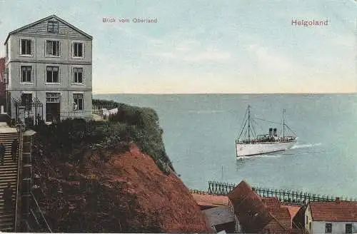 [Ansichtskarte] 2192 HELGOLAND, Blick vom Oberland. 