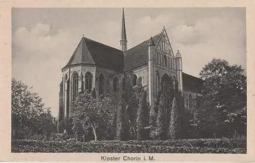 [Ansichtskarte] 0-1301 CHORIN, Kloster. 