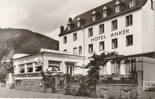 [Ansichtskarte] 5401 BRODENBACH, Hotel Ankerterrasse, 1965, Druckstelle. 