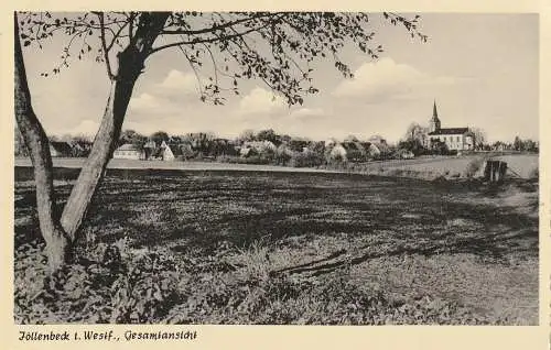 [Ansichtskarte] 4800 BIELEFELD - JÖLLENBECK, Gesamtansicht 1956. 