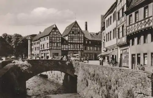 [Ansichtskarte] 5358 BAD MÜNSTEREIFEL, Partie an der Erft, 60er Jahre. 