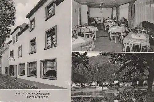 [Ansichtskarte] 5401 BRODENBACH, Cafe - Pension Bernardy. 