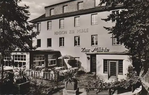 [Ansichtskarte] 5484 BAD BREISIG - NIEDERBREISIG, Hotel - Pension "Zur Mühle", 1959. 