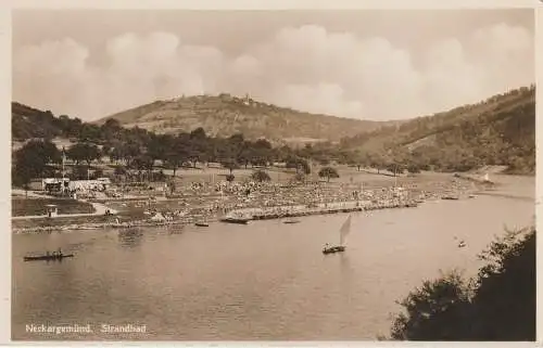 [Ansichtskarte] 6903 NECKARGEMÜND, Strandbad. 