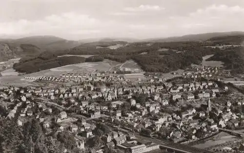 [Ansichtskarte] 5980 WERDOHL, Blick auf den Ort, 1955. 