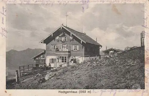 [Ansichtskarte] 8215 MARQUARTSTEIN, Hochgernhaus, 1927. 