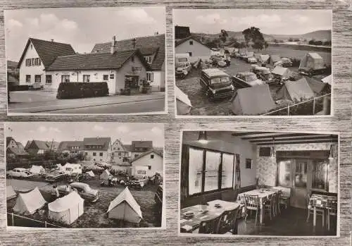 [Ansichtskarte] 7250 LEONBERG - ELTINGEN, Campingplatz Widmaier, Oldtimer VW - Käfer.., 1963. 