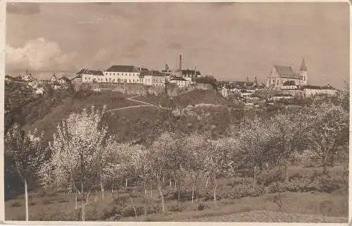 [Ansichtskarte] BÖHMEN & MÄHREN - ZNAIM / ZNOJMO, Gesamtansicht, 1932. 