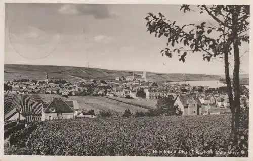 [Ansichtskarte] 6505 NIERSTEIN, Blick vom Galgenberg, 1937. 