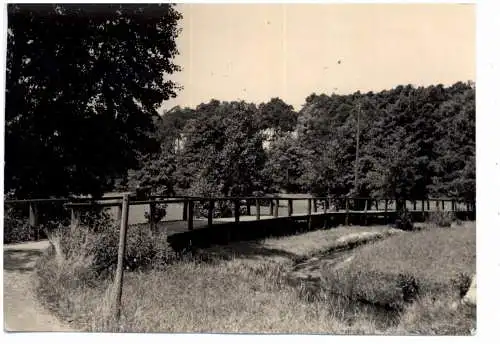 [Ansichtskarte] 0-1501 FERCH, Der Wiesensteg, 1961. 