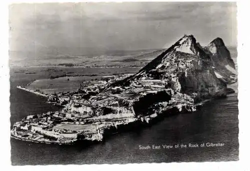 [Ansichtskarte] GIBRALTAR - East View, airshot, 1961. 