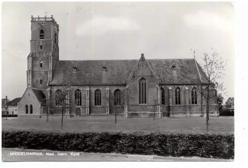 [Ansichtskarte] ZUD - HOLLAND - MIDDELHARNIS, Ned. Herv. Kerk. 