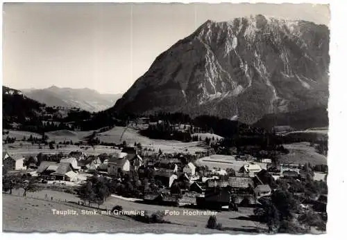 [Ansichtskarte] A8982 BAD MITTERNDORF - TAUPITZ, Blick über den Ort, 1962, kl. Druckstelle. 