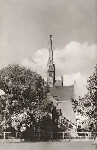 [Ansichtskarte] 2972 BORKUM, Ev. - reformierte Kirche. 