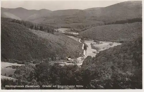 [Ansichtskarte] 5788 WINTERBERG - ELKERINGHAUSEN, Ehrenscheider Mühle im Orketal. 